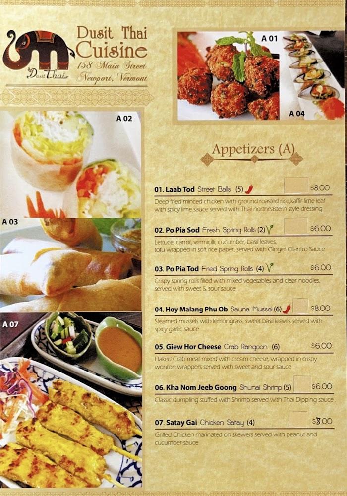 Dusit Thai Cuisine Menu image 3